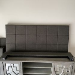 Full Size Bed Frame (Gray)