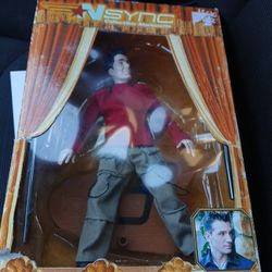NSYNC JC CHASEZ COLLECTIBLE MARIONETTE DOLL (Living Toyz, 2000)