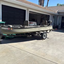 2 Man Boat “propane engine”
