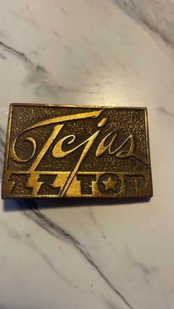Vintage  ZZ  Top “ Texas” /Tejas belt buckle