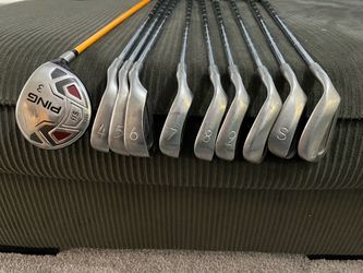 Ping golf set with irons and 3wood