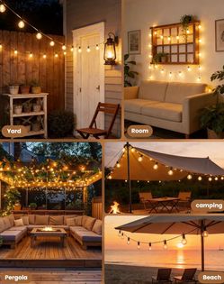 Outdoor Globe String Lights