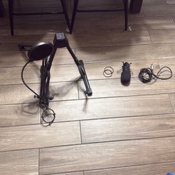 Guitar Stand & Studio Microphone 