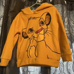 Lion King Kids Hoodie Size 5t