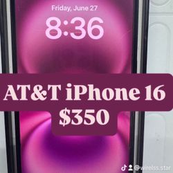 AT&T iPhone 16 - ⭐️ $350 ⭐️