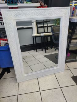 Beautiful White Mirror 