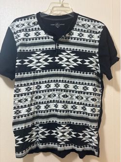 Sunday Work Clothes Aztec Henley Shirt XL New