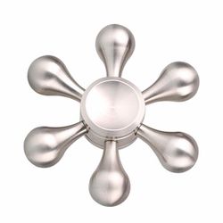 Silver fidget spinner