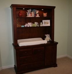 Dresser/changing table/hutch Combo
