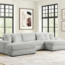 XL Sunday2 Gray 3pc Sectional 🔥🔥🔥