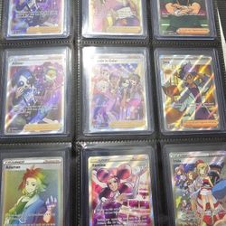 Whole Page Of Pokemon TCG Trainer Full Arts!!