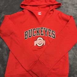 Red and white Soffe Ohio State Buckeyes Women’s Small Hoodie #Buckeyes