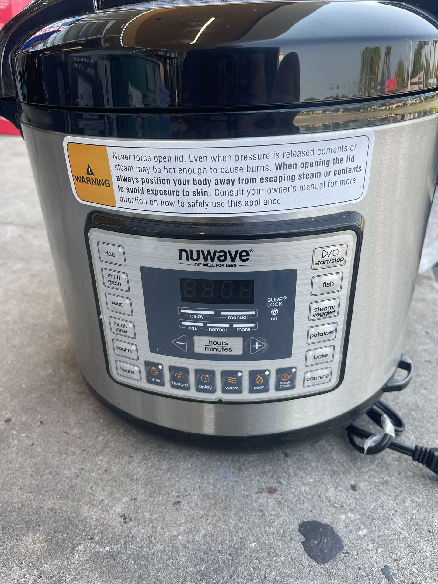 NuWave Nutri-Pot Digital Electric 8 Qt Pressure Cooker