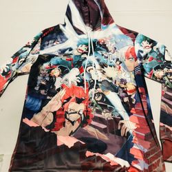 New Anime Hoodie Size M