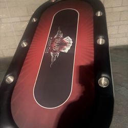 Deluxe 10 person poker table