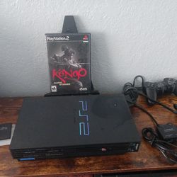 Sony PS2 Console Bundle SCPH-39001 Fat Tested + Kengo Game & 128MB Memory Card