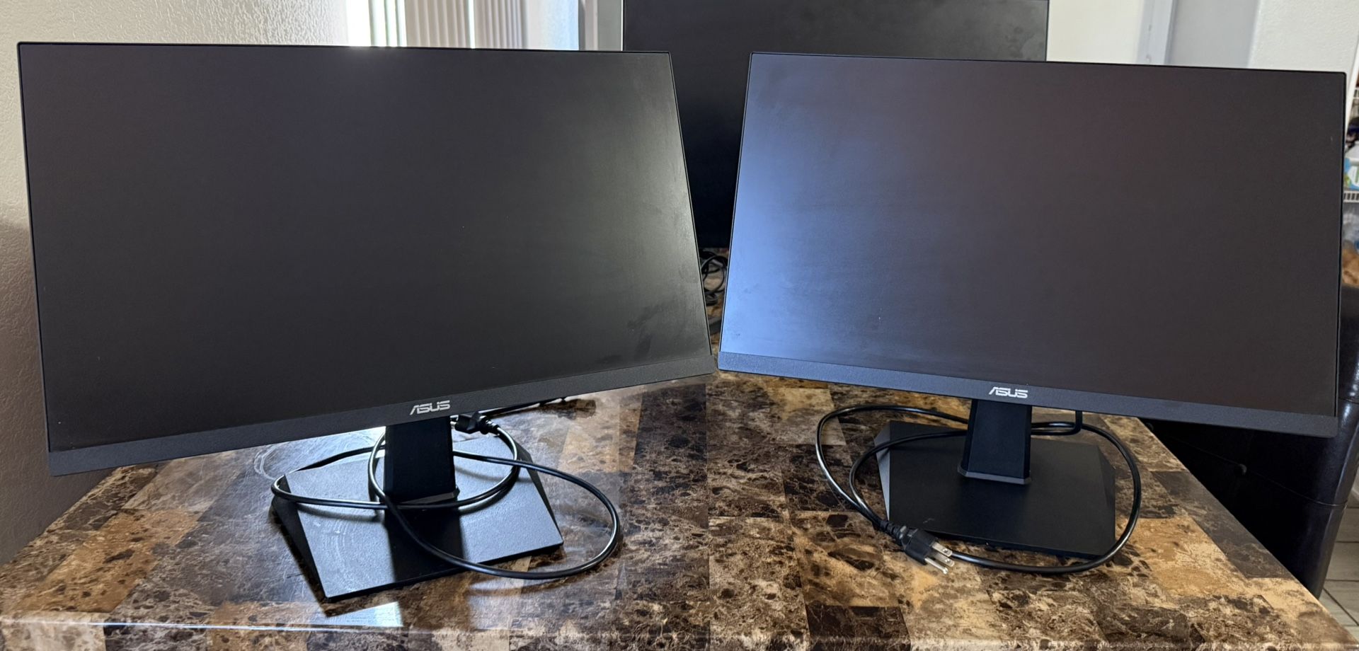 Set of 2 Asa 24” computer monitors