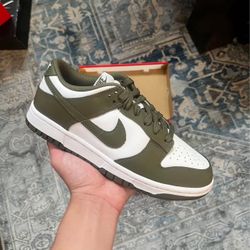 Nike Dunk Low Medium Olive 6.5w-8.5w