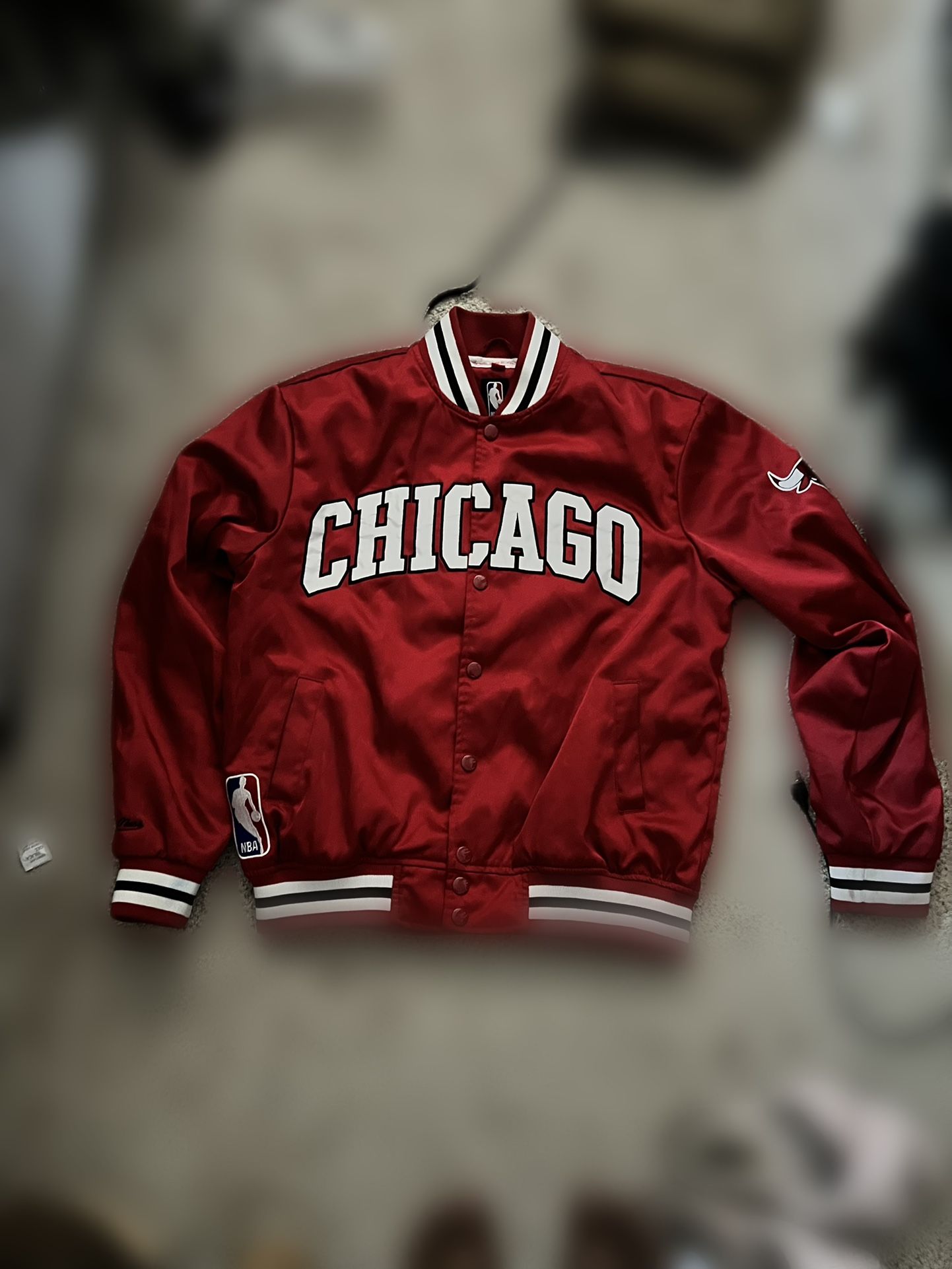 Chicago Bulls Bomber Jacket Michell N Ness