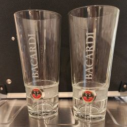 BARCARDI  GLASSES SET OF TWO