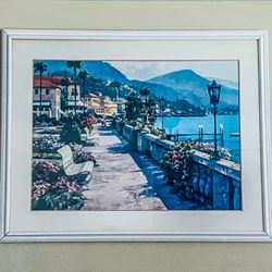 Howard Behrens Bellagio Promenade Framed Picture