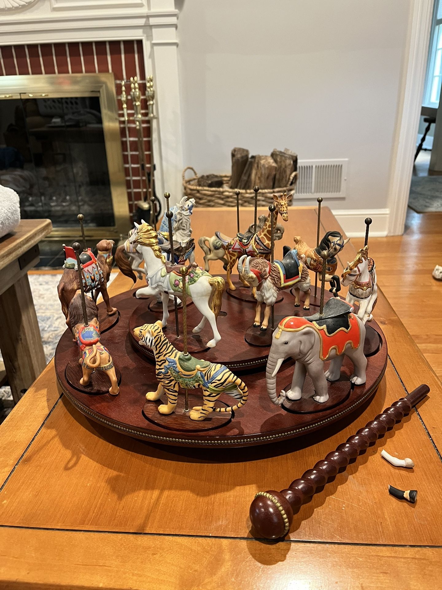 Carousel Figurine William Maans Antique