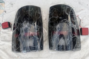 09-18 Dodge Ram Black LED Tail Lights