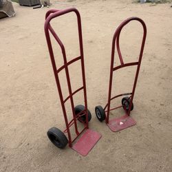 Pair Of Red Dolly’s For Home Use 