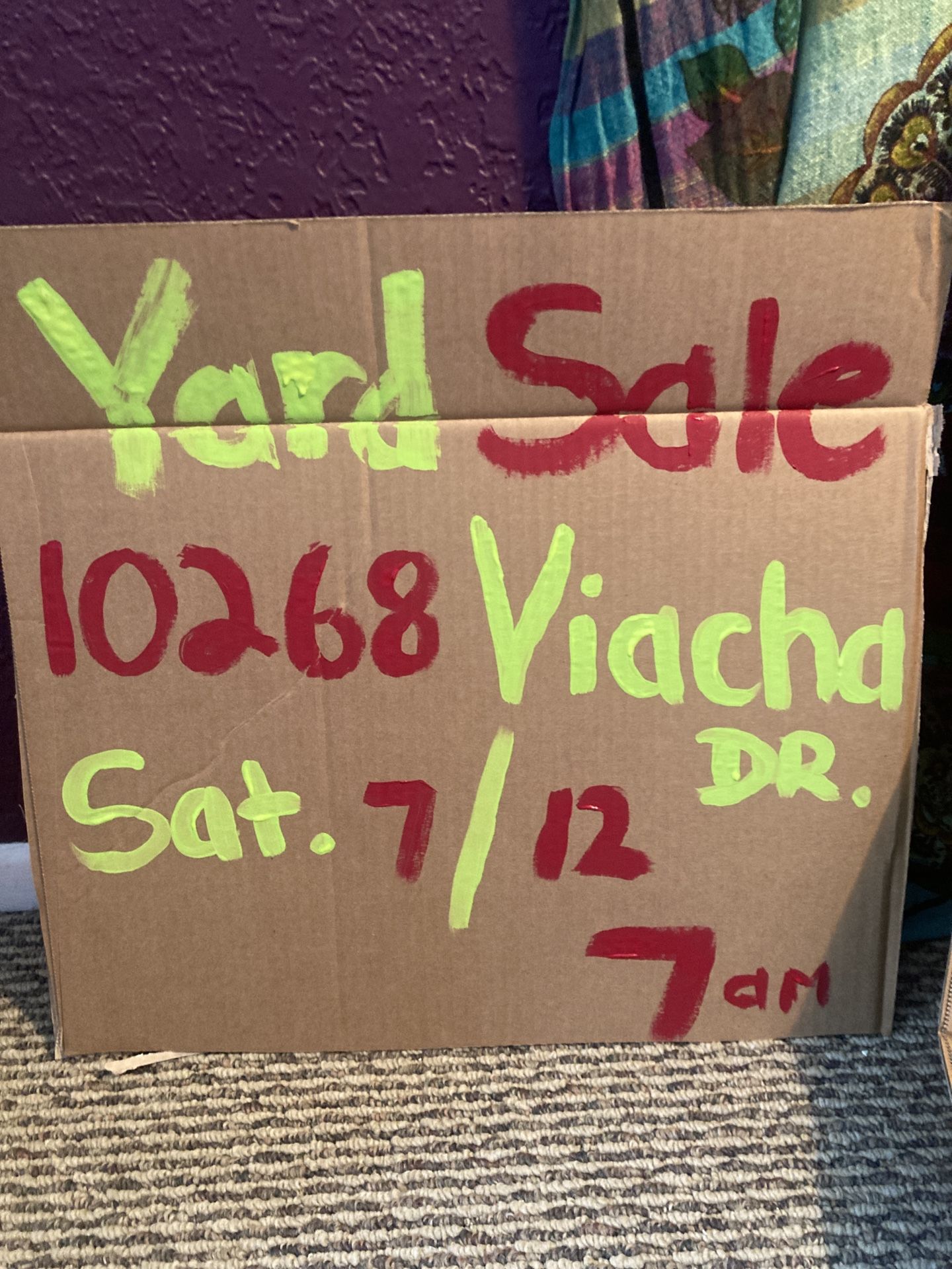 Garage Sale, Tierrasanta Viacha Dr. Tons of stuff at super good prices everything must go. Don’t miss the sale.