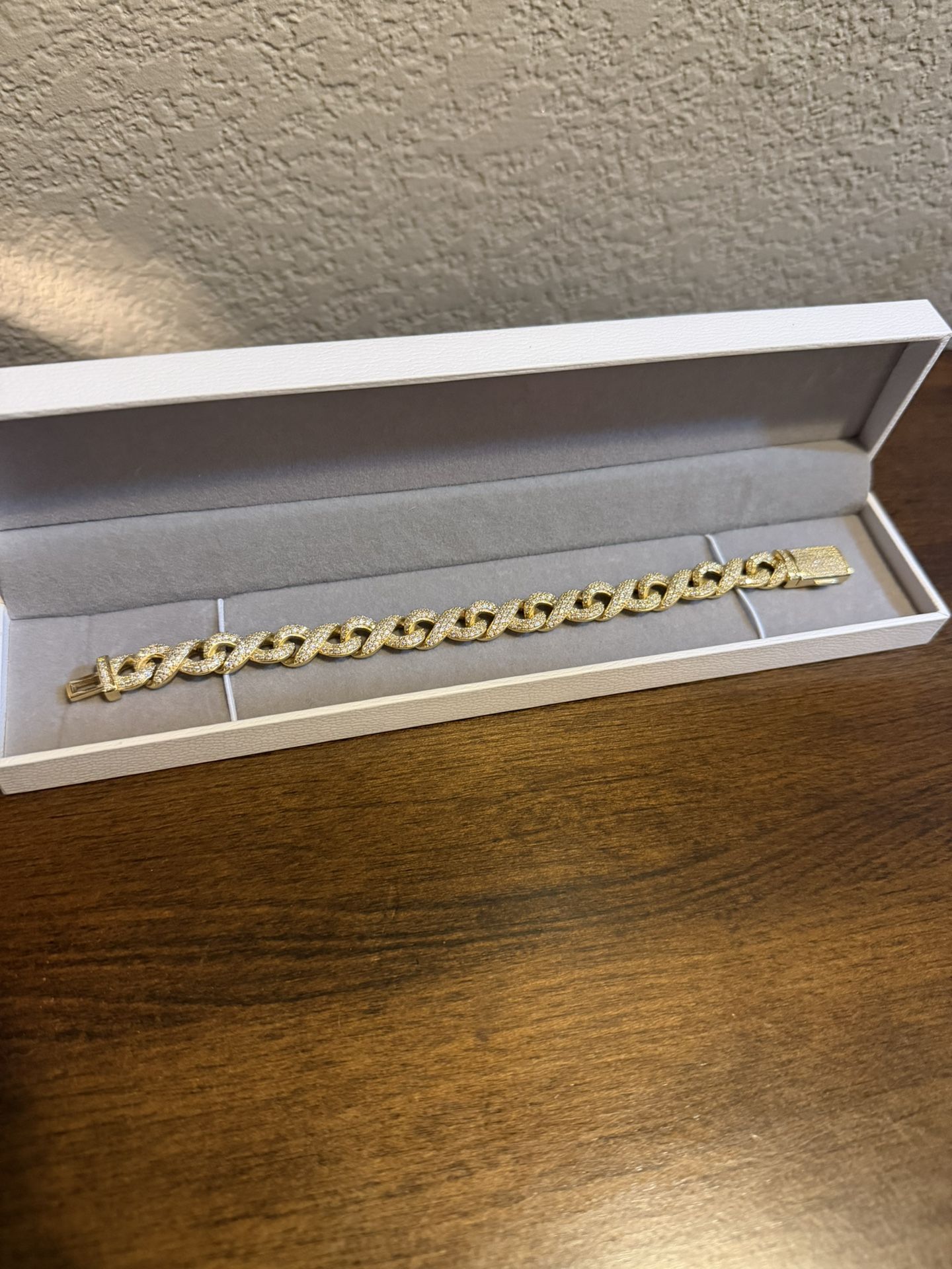 10mm moisanite bracelet