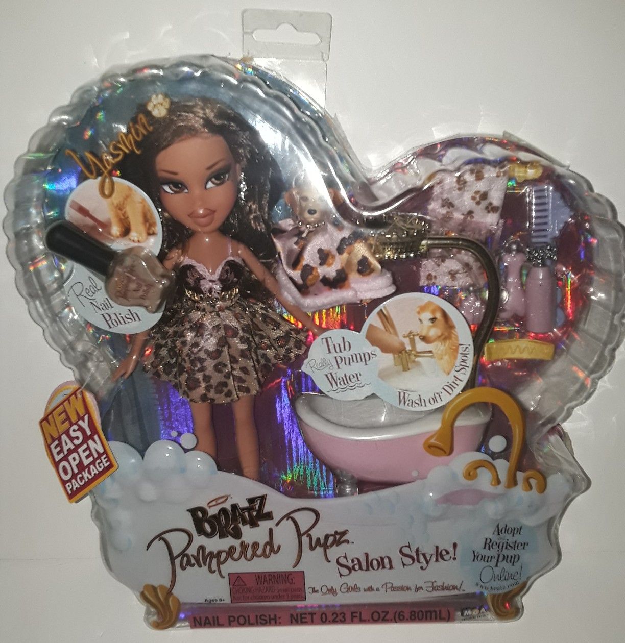 Bratz Pampered Pupz Salon Style Doll set