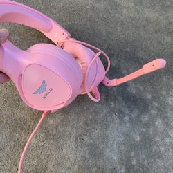 Pink Game Headset 