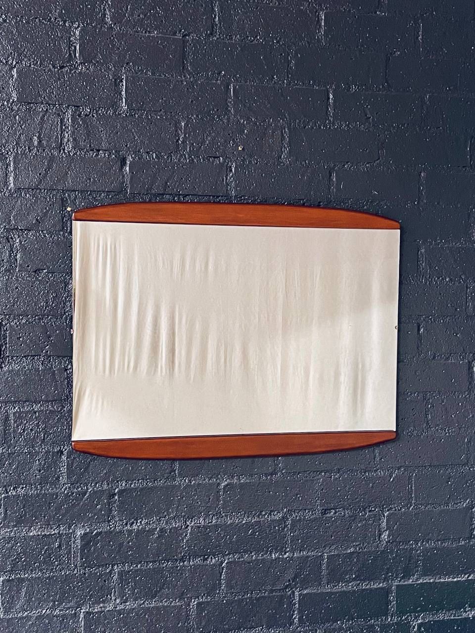 Mid-Century Modern Sculpted Mirror By Heywood Wakefield, c.1960’s - Delivery Available