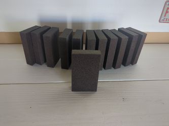 12 Total Fine/  Med  Sanding Sponges 