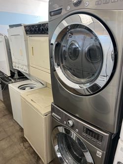 LG graphite front loader washer and dryer set  -free delivery