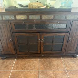 Beautiful Dark Wood Tv Console Table