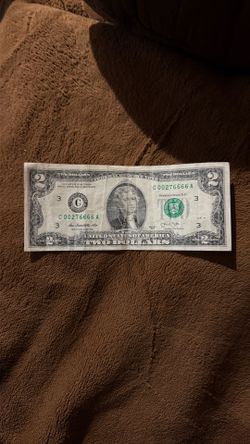$2 Dollars Bill Make a offer
