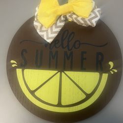 Hello Summer Wall Decor 