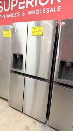 LG STAINLESS STEEL SIDE-BY-SIDE REFRIGERATOR