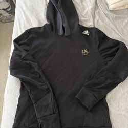 Adidas black climacool hoodie with Kobe Bryant patch sz medium 