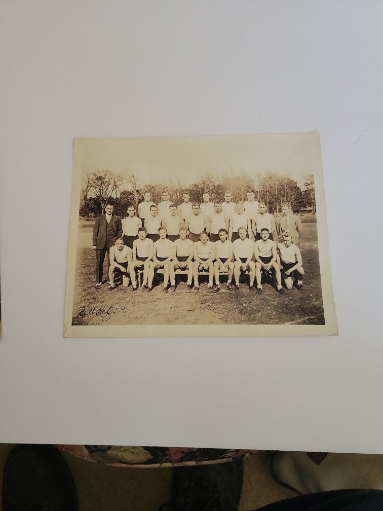 Track Team Photo Vintage 1935