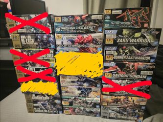 HG Gundam Model Kits (Bulk Or Individual Sale)