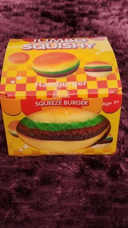Jumbo Squishy Hamburger Squeeze Toy