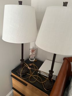Two lamps.