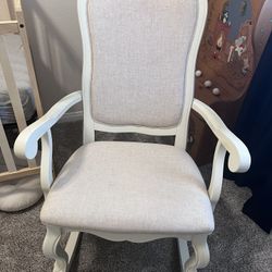 White Rocking Chair 