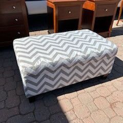 Upholstered Storage Ottoman with cover

