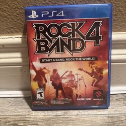 Rockband 4 For PS4 Game Disc 
