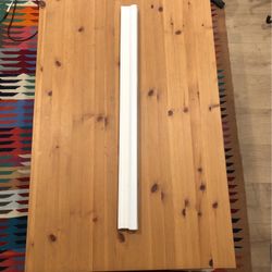 36” White Accordion Blind