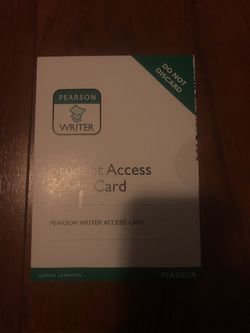 Pearson Writer Standalone Access Card, Writer 12 Month Access