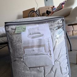 Hotel Collection Travertine Gray Queen Comforter set